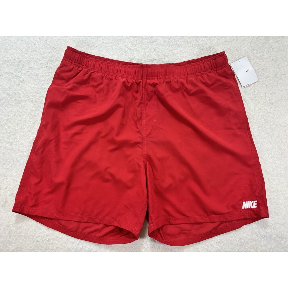 NIKE QUICK DRYING SWIMMING SHORTS TRUNKS FOR MEN LINED WITH POCKETS & DRAWSTRING